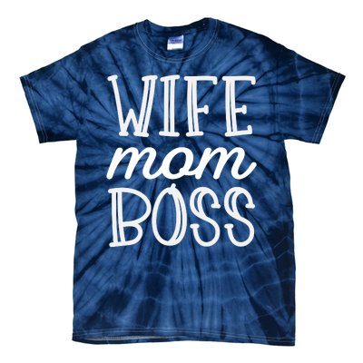 Wife Mom Boss Tie-Dye T-Shirt