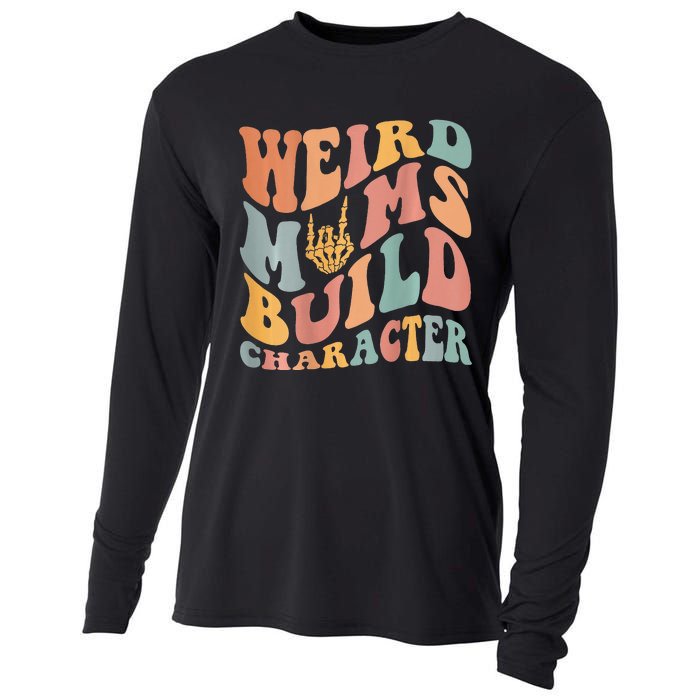 Weird Moms Build Character Cooling Performance Long Sleeve Crew