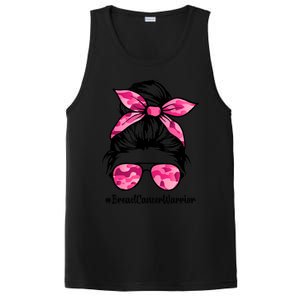 Wo Messy Bun Sunglasses Camo Pink Breast Cancer Warrior Great Gift PosiCharge Competitor Tank