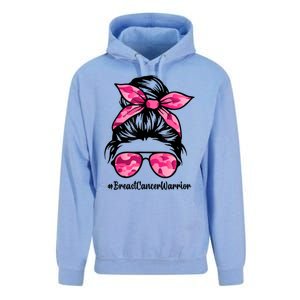 Wo Messy Bun Sunglasses Camo Pink Breast Cancer Warrior Great Gift Unisex Surf Hoodie