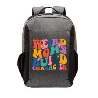 Weird Moms Build Character Funny Retro Vector Backpack