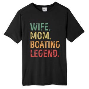 Wife Mom Boating Legend Gift Tall Fusion ChromaSoft Performance T-Shirt