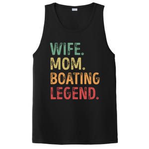 Wife Mom Boating Legend Gift PosiCharge Competitor Tank