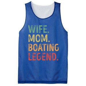 Wife Mom Boating Legend Gift Mesh Reversible Basketball Jersey Tank