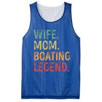 Wife Mom Boating Legend Gift Mesh Reversible Basketball Jersey Tank