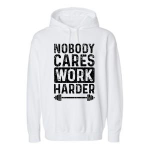 Workout Motivation Be Stronger Than Your Excuses Fitness Gym Gift Garment-Dyed Fleece Hoodie