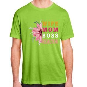 Wife Mom Boss Realtor Cool Gift Adult ChromaSoft Performance T-Shirt