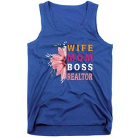 Wife Mom Boss Realtor Cool Gift Tank Top