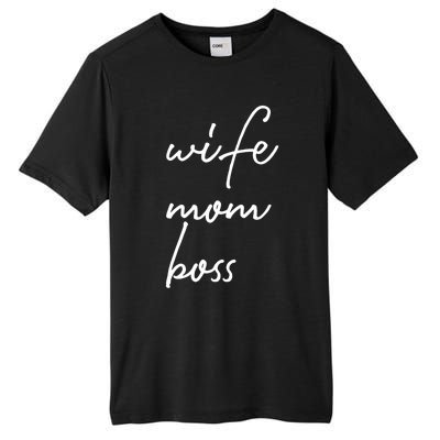 Wife Mom Boss Lady Funny Cute Mommy Cute Gift Tall Fusion ChromaSoft Performance T-Shirt