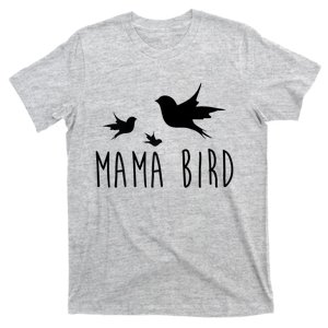 Womens Mama Bird Baby Bird Mother's Day For Her T-Shirt