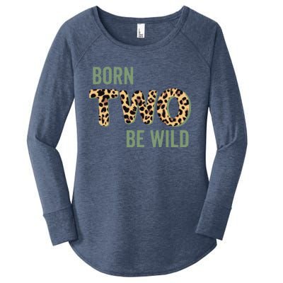 Wild Mama Born Two Be Wild King Of The Jungle Gift Women's Perfect Tri Tunic Long Sleeve Shirt