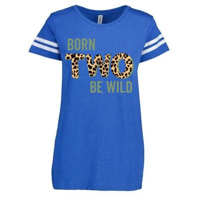 Wild Mama Born Two Be Wild King Of The Jungle Gift Enza Ladies Jersey Football T-Shirt