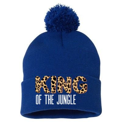 Wild Mama Born Two Be Wild King Of The Jungle Gift Pom Pom 12in Knit Beanie