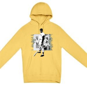 Willie Mays Baseball Premium Pullover Hoodie