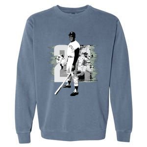 Willie Mays Baseball Garment-Dyed Sweatshirt