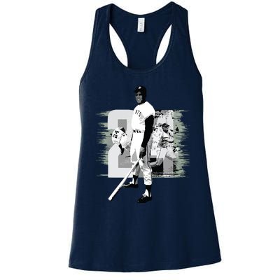 Willie Mays Baseball Women's Racerback Tank