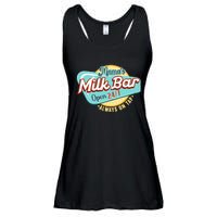 Wo Mama's Boobery Milkshake Breast Milk Bar I Breastfeeding Ladies Essential Flowy Tank