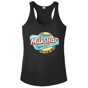 Wo Mama's Boobery Milkshake Breast Milk Bar I Breastfeeding Ladies PosiCharge Competitor Racerback Tank