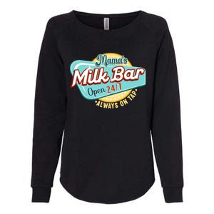 Wo Mama's Boobery Milkshake Breast Milk Bar I Breastfeeding Womens California Wash Sweatshirt