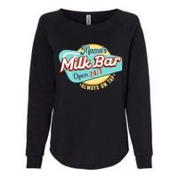 Wo Mama's Boobery Milkshake Breast Milk Bar I Breastfeeding Womens California Wash Sweatshirt