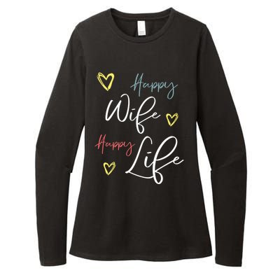 Wife Mom Boss Desgin Heartbeat Heart Mom Wife Boss Gift Womens CVC Long Sleeve Shirt