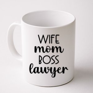 Wife Mom Boss Lawyer Funny Gift Coffee Mug