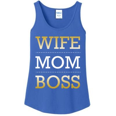 Wife Mom Boss Love Appreciation Gratitude Motivational Gift Ladies Essential Tank