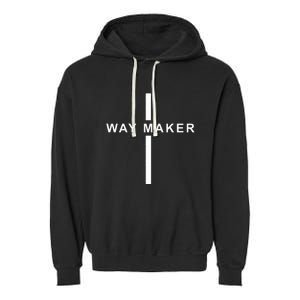 Way Maker Christians Inspirational Religious Garment-Dyed Fleece Hoodie