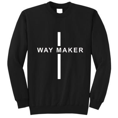 Way Maker Christians Inspirational Religious Tall Sweatshirt