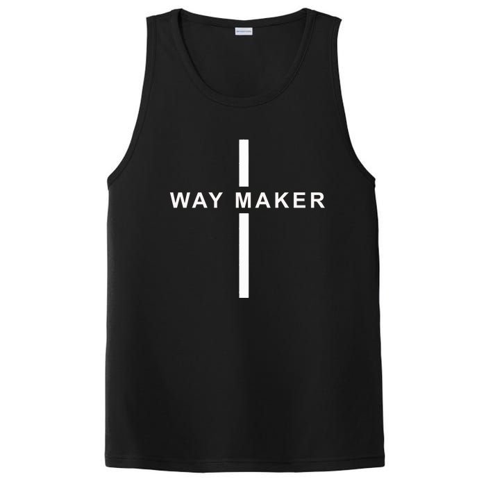 Way Maker Christians Inspirational Religious PosiCharge Competitor Tank