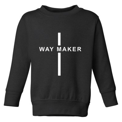 Way Maker Christians Inspirational Religious Toddler Sweatshirt