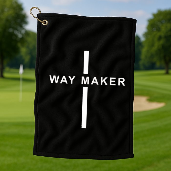 Way Maker Christians Inspirational Religious Golf Towel
