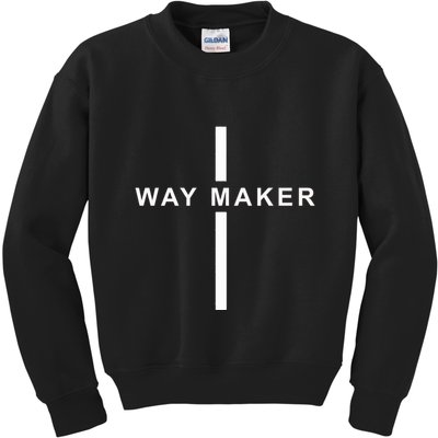 Way Maker Christians Inspirational Religious Kids Sweatshirt