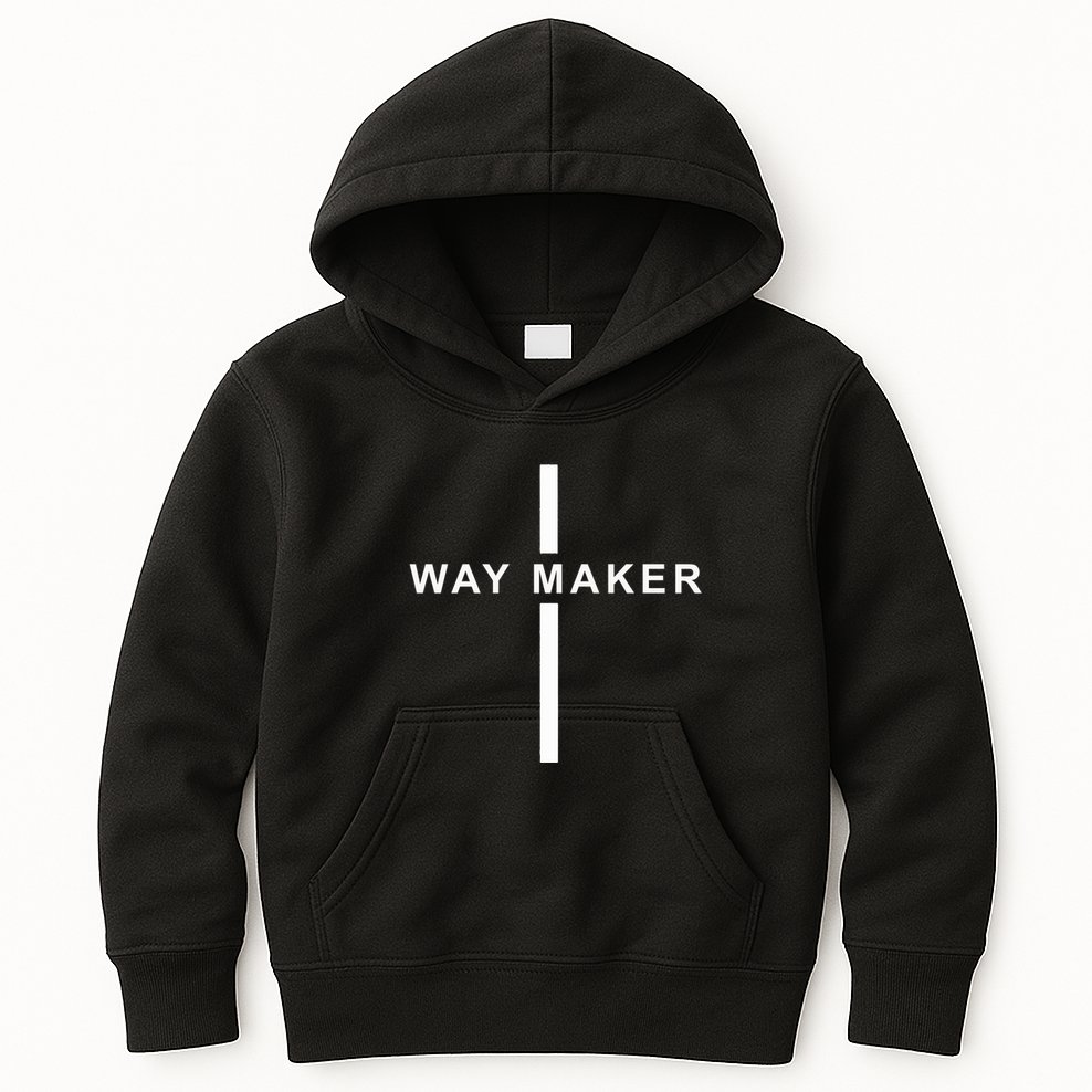 Way Maker Christians Inspirational Religious Kids Hoodie