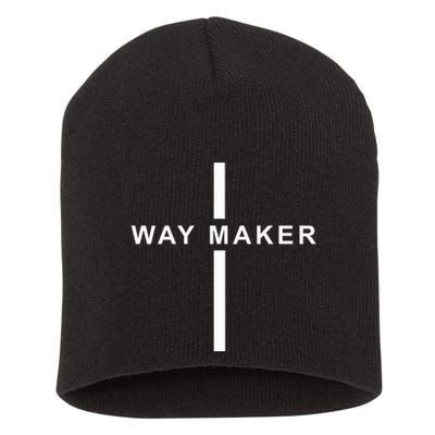 Way Maker Christians Inspirational Religious Short Acrylic Beanie