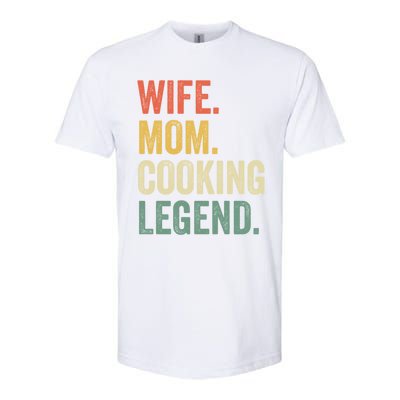 Wife Mom Cooking Legend Funny Cook Chef Mother Cute Gift Softstyle® CVC T-Shirt