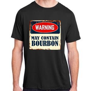 Warning May Contain Bourbon Adult ChromaSoft Performance T-Shirt