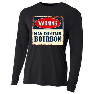 Warning May Contain Bourbon Cooling Performance Long Sleeve Crew