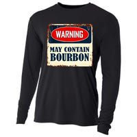 Warning May Contain Bourbon Cooling Performance Long Sleeve Crew