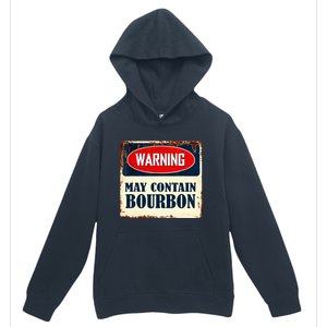 Warning May Contain Bourbon Urban Pullover Hoodie