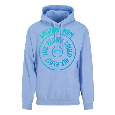 Wrestling Mom Cute Gift Unisex Surf Hoodie