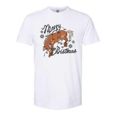 Western Merry Christmas (Excusive) Dtf Transfer Ready To Press Direct To Film Softstyle CVC T-Shirt