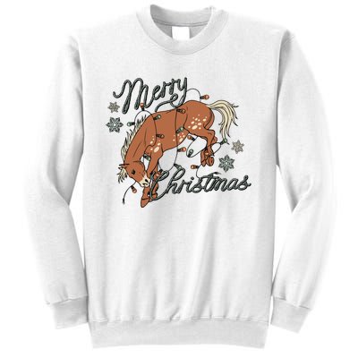 Western Merry Christmas (Excusive) Dtf Transfer Ready To Press Direct To Film Sweatshirt