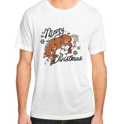 Western Merry Christmas (Excusive) Dtf Transfer Ready To Press Direct To Film Adult ChromaSoft Performance T-Shirt