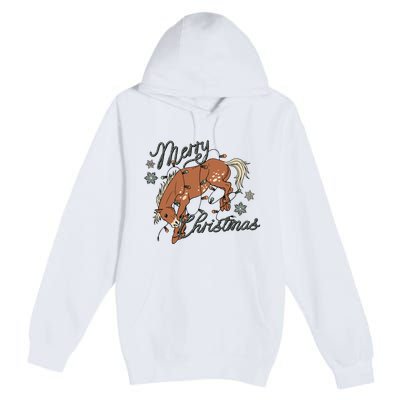 Western Merry Christmas (Excusive) Dtf Transfer Ready To Press Direct To Film Premium Pullover Hoodie