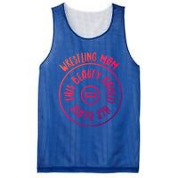 Wrestling Mom Cute Gift Mesh Reversible Basketball Jersey Tank