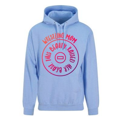 Wrestling Mom Cute Gift Unisex Surf Hoodie