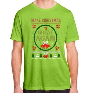 Women Make Christmas Great Again Funny Trump Christmas Sweater Adult ChromaSoft Performance T-Shirt