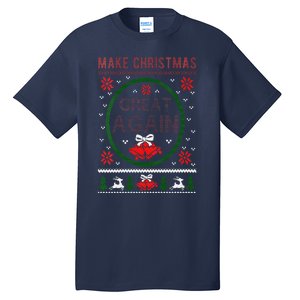 Women Make Christmas Great Again Funny Trump Christmas Sweater Tall T-Shirt