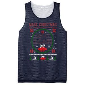 Women Make Christmas Great Again Funny Trump Christmas Sweater Mesh Reversible Basketball Jersey Tank